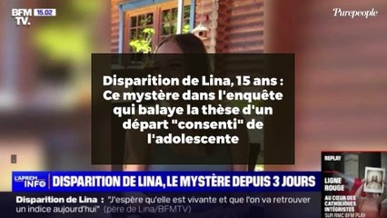 Disparition de Lina, 15 ans : Ce mystère dans l'enquête qui balaye la thèse d'un départ "consenti" de l'adolescente