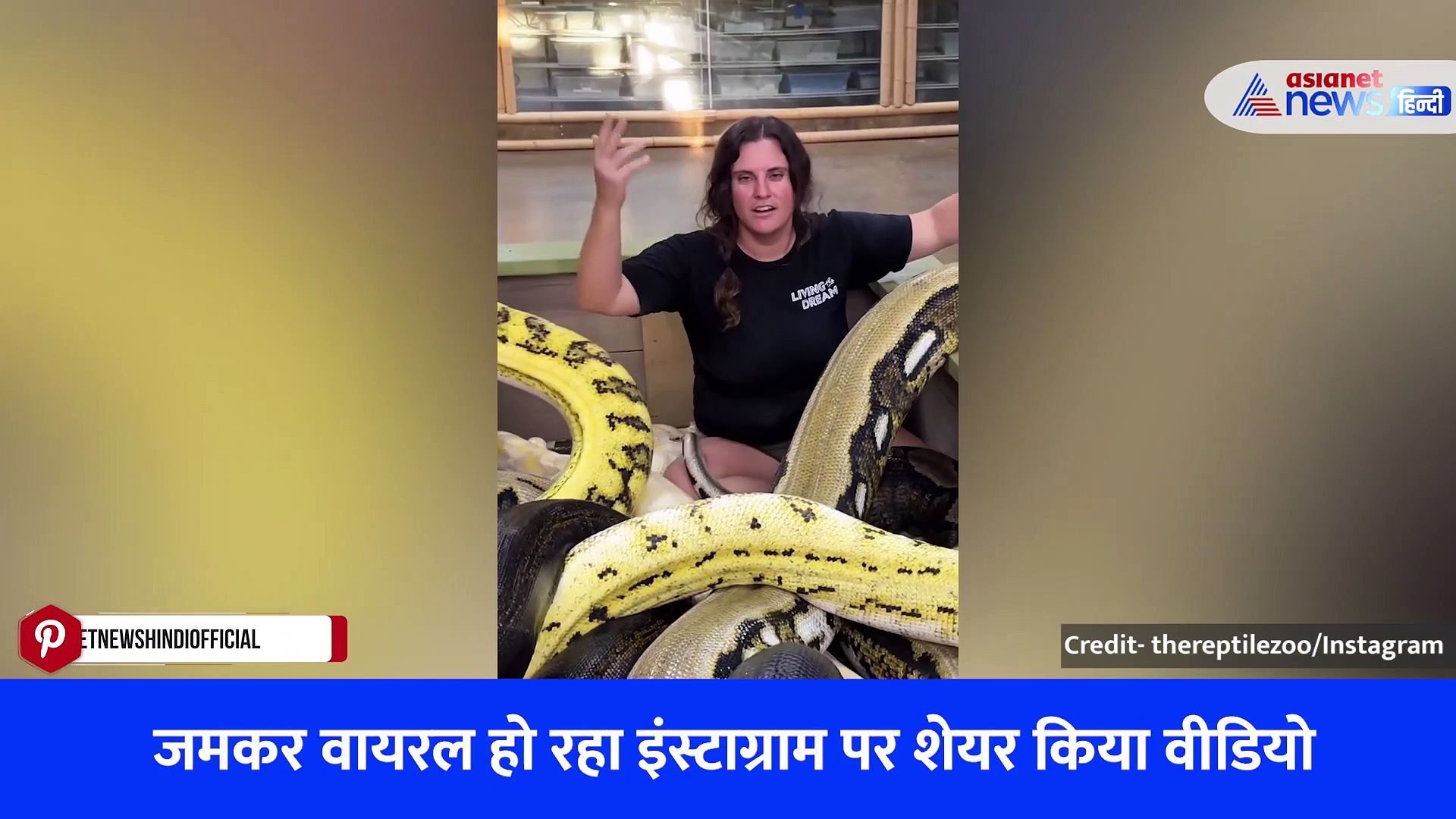 Watch Video: महिला ने बिना सोचे समझे अजगर को लगा लिया गले, फिर जो हुआ उसे देख शॉक्ड रह गए लोग