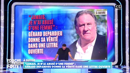 Gérard Depardieu donne sa vérité sur ses relations avec les femmes dans une lettre ouverte