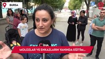 Molozlar ve enkazların yanında eğitim: Öğrenciler elektrik olmadan ders işlemeye çalışıyor