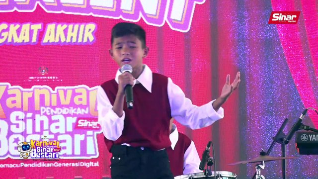 Antara Persembahan Pertandingan Got Talent Sempena Karnival Pendidikan Sinar Bestari 2023, dari Sekolah Kebangsaan Saujana Utama, Selangor