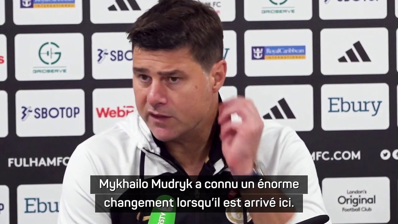 Pochettino : "Les jeunes comme Mudryk ont besoin de temps pour s'installer"