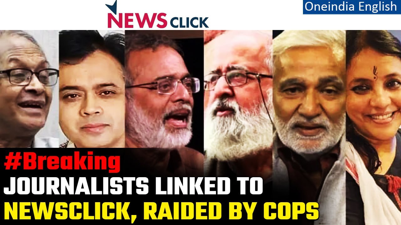 NewsClick Raid: Delhi Police raids NewsClick office, homes of journalists under UAPA case | Oneindia