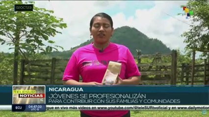 Jóvenes nicaragüenses asisten a la Universidad en el Campo y contribuyen al desarrollo comunitario