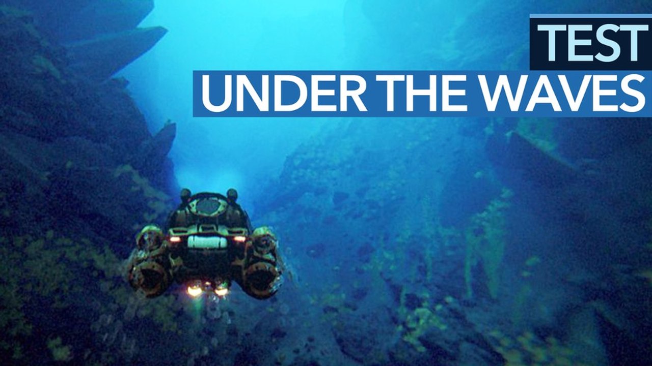 Die unterwasser open-world von under the waves ist atemberaubend schön