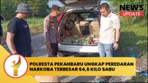 Polresta Pekanbaru Ungkap Peredaran Narkoba Terbesar 64,6 Kilo Sabu