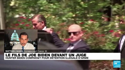 Le fils de Joe Biden devant un juge pour détention illégale d'arme