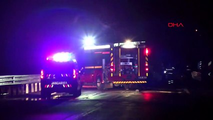 Le conducteur de la voiture qui est entrée en collision avec une camionnette à Bartın a perdu la vie