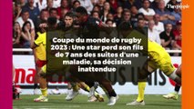 Coupe du monde de rugby 2023 : Une star perd son fils de 7 ans des suites d'une maladie, sa décision inattendue