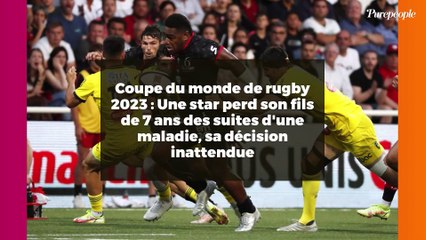 Coupe du monde de rugby 2023 : Une star perd son fils de 7 ans des suites d'une maladie, sa décision inattendue