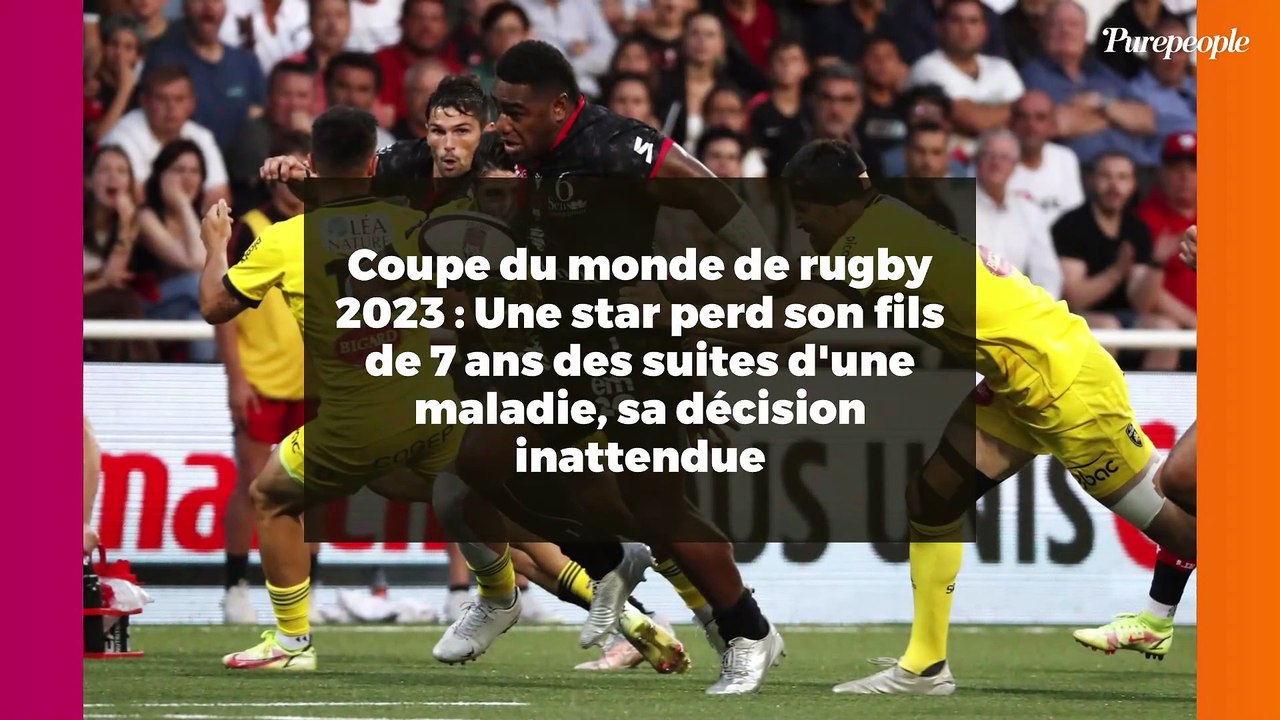Coupe du monde de rugby 2023 : Une star perd son fils de 7 ans des suites d'une maladie, sa décision inattendue