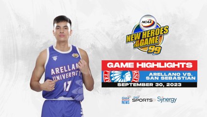 San Sebastian Golden Stags foil Arellano Chiefs' chance for a win | NCAA Season 99