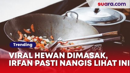 Viral Hewan Dimasak di Wajan, Publik: Irfan Hakim Menangis Lihat Ini