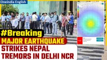 Earthquake strikes Nepal | Major Tremors felt in Delhi NCR | Earthquake | Oneindia News