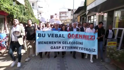 CHP Menemen Belediyesi'nin taşınmaz satışını protesto etti