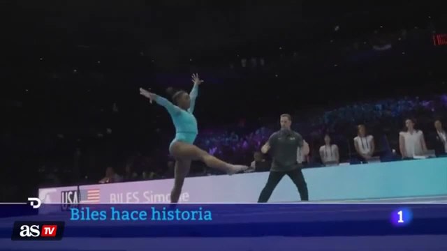 Watch Simone Biles land historic jump that will be named after her