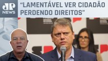 Tarcísio de Freitas sobre greve: “Claramente é uma motivação política”; Motta analisa