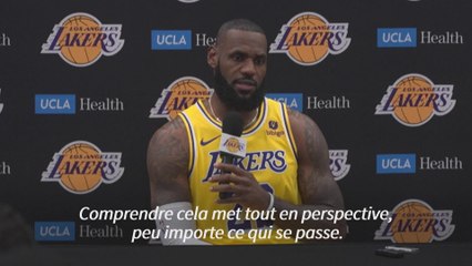 LeBron James dédie sa 21e saison NBA à son fils Bronny