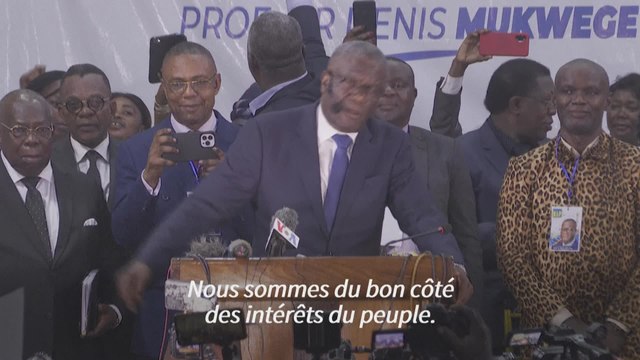 RDC: le Dr Denis Mukwege, prix Nobel de la paix, candidat à la présidentielle