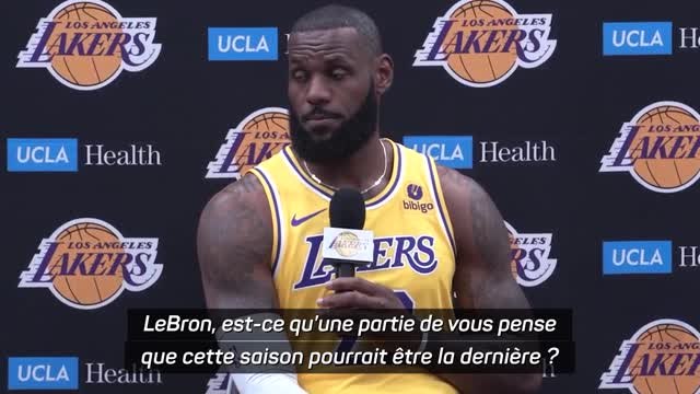 Lakers - LeBron James sur une retraite en fin de saison : Je n'en ai aucune idée