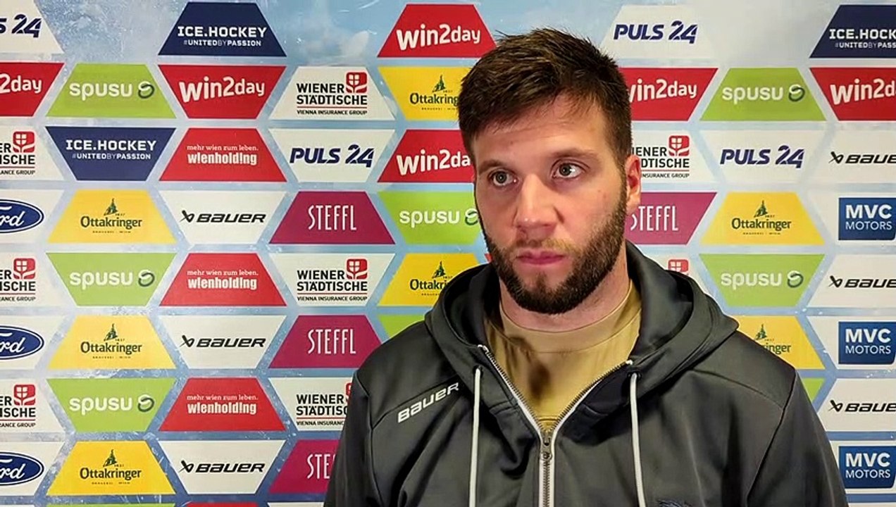 Rok Ticar (VIC) vor dem Spiel gegen den KAC