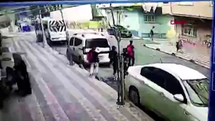 Sürücü unuttu, çocuk facianın önüne geçti