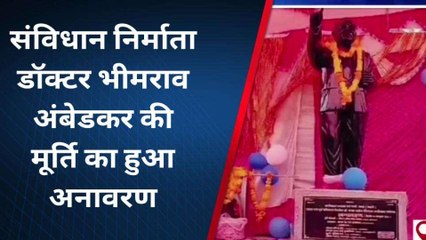 सीकर: भामाशाह ने गांव में बनवाई महापुरुष की मूर्ति, गाजे-बाजे के साथ हुआ अनावरण