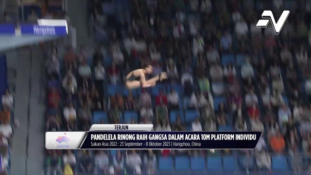 Datuk Pandelela Rinong kekal berbisa! Rangkul pingat gangsa kedua di Sukan Asia Hangzhou