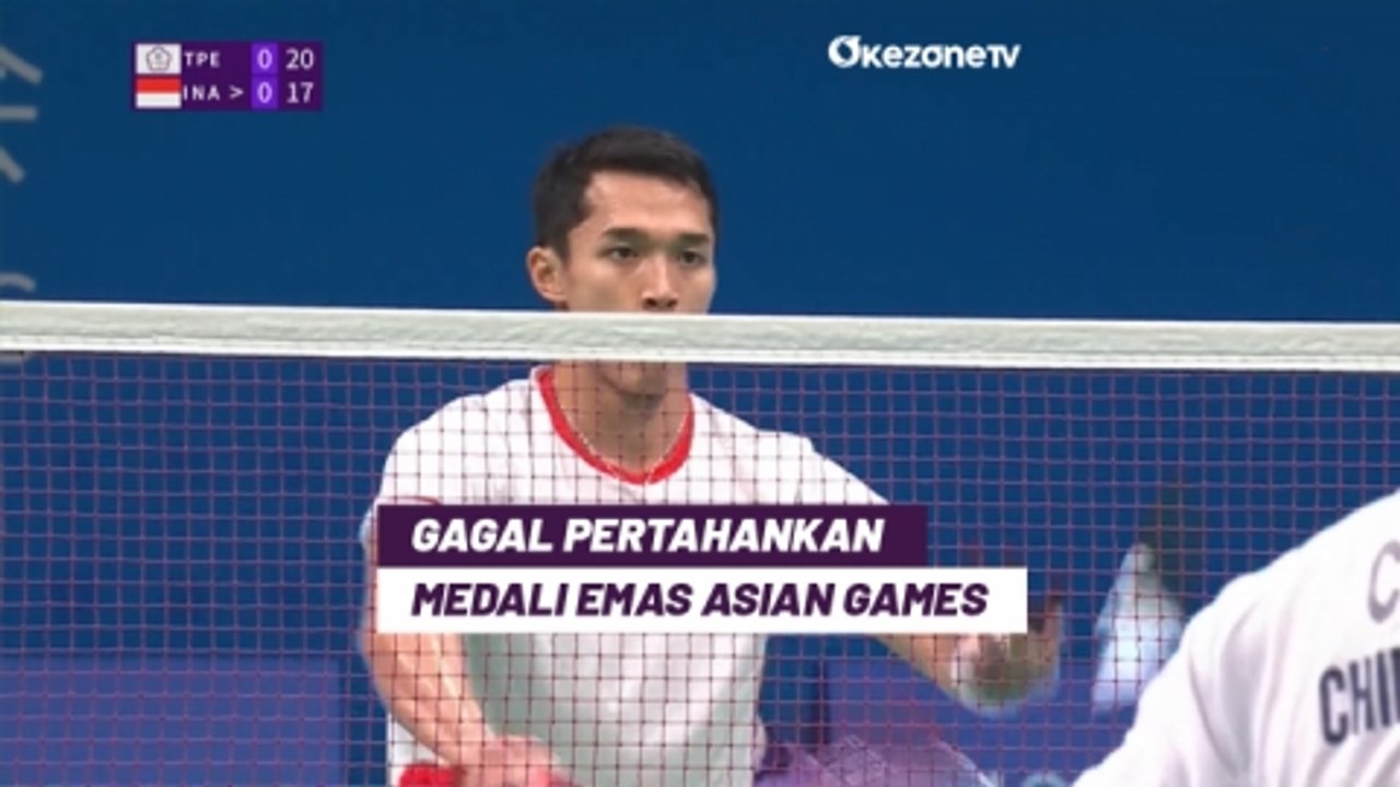 Highlight Asian Games 2023: Dibekuk Chou Tien Chen di 32 Besar, Jonatan Christie Tersingkir