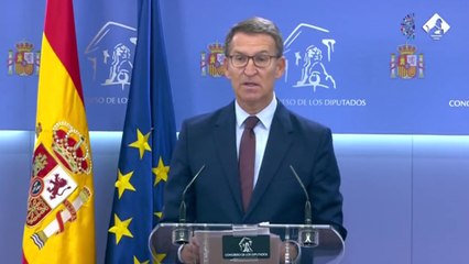 Feijóo: "Nos esperan semanas de teatralización y muchas mentiras"