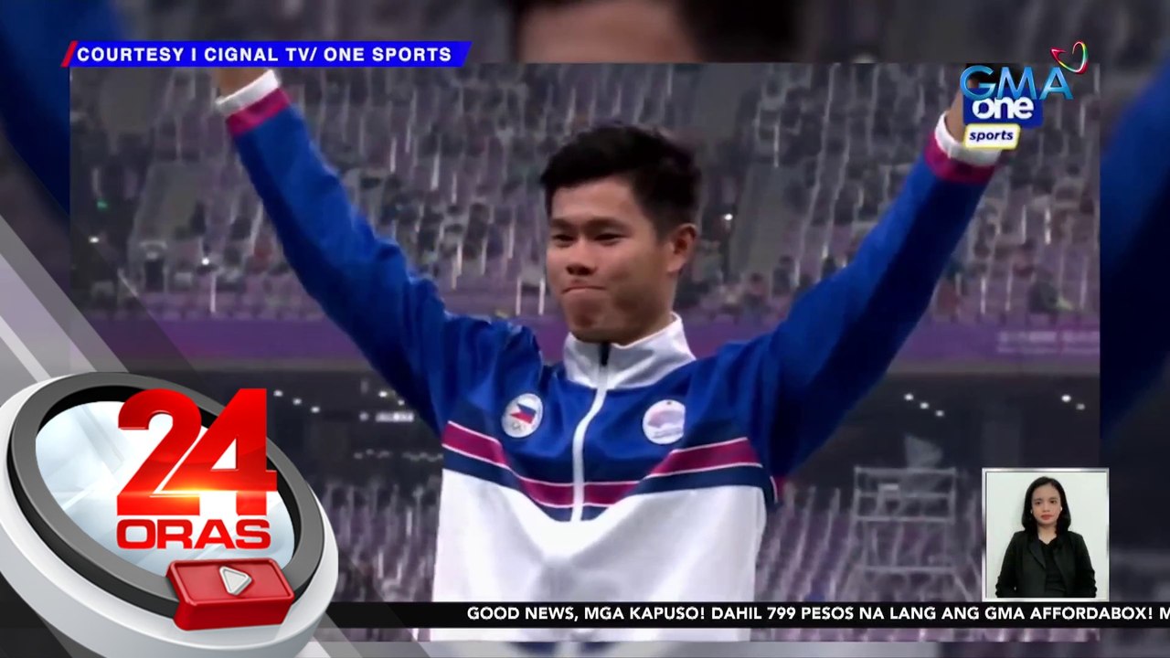 EJ Obiena na pasok na sa 2024 Olympics, target maging "Greatest Of All Time" o "G.O.A.T." sa pole vault | 24 Oras