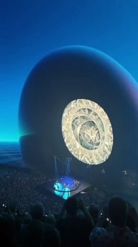 U2 estrena la super esfera de Las Vegas y las imágenes son increíbles