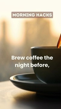 Enjoy a quick and refreshing iced coffee in the morning. #CoffeeLovers #Morning