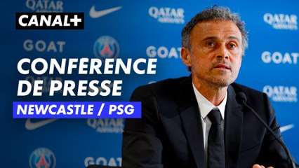 Conférence de presse de Luis Enrique et Lucas Hernandez avant Newcastle / PSG