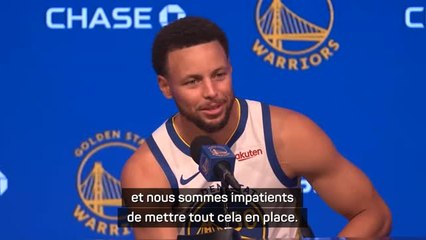 Warriors - Curry : "Nous sommes impatients de mettre tout cela en place avec Chris Paul"