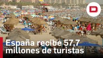 España recibe 57,7 millones de turistas que gastaron casi 73.400 millones