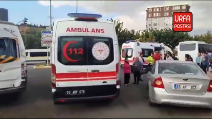Şanlıurfa’da midibüs okul servisine çarptı Çok sayıda yaralı