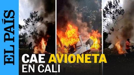 NO USAR Avioneta se desploma en la ciudad de Cali