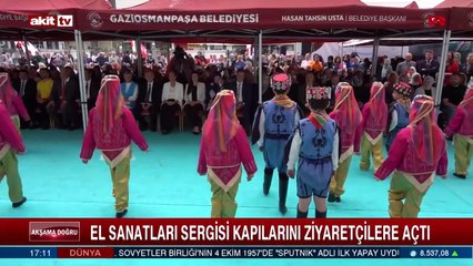 El sanatları sergisi kapılarını ziyaretçilere açtı