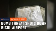 ‘BOMB??’: How a crumpled piece of paper shut down the Bicol airport for hours