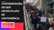 Funcionários do Aeroporto de Guarulhos protestam contra proibição do uso de celulares
