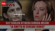 Elly Schlein Attacca Giorgia Meloni: La Smetta Di Cercare Nemici!