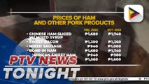 Prices of ham, pork products up