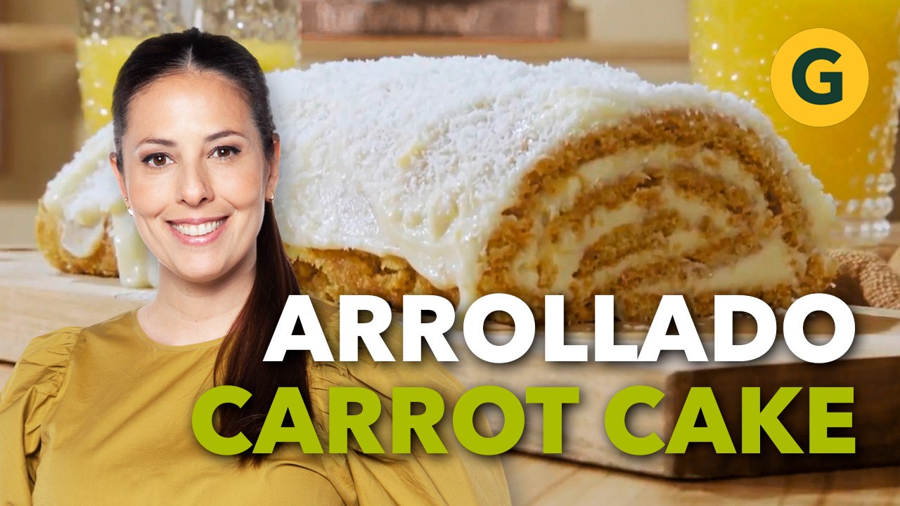 ARROLLADO CARROT CAKE: la MEZCLA PERFECTA de DOS CLÁSICOS de la mano de Estefi Colombo | El Gourmet