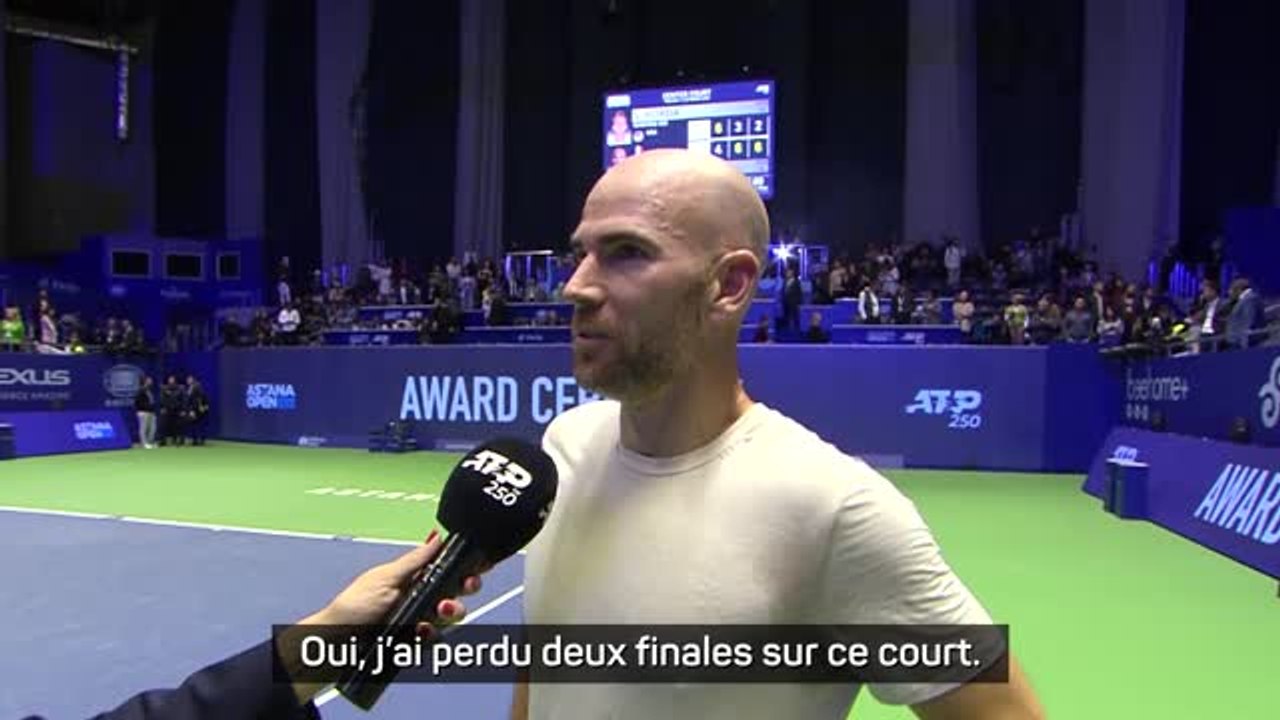 Astana - Mannarino : "J'ai perdu deux finales sur ce court, alors c'est bien d'avoir enfin gagné"
