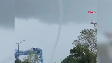 ORDU'DA DENİZDE HORTUM ÇIKTI