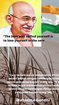 Video Motivasi Mahatma Gandhi pahlawan dari india #shortvideo #motivation #video #storywa #videomotivasi #quotes #status #india