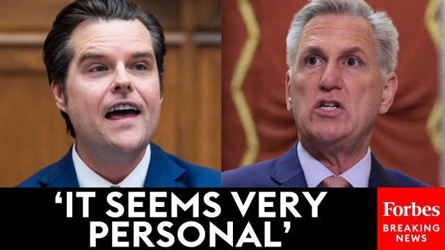 BREAKING NEWS: Kevin McCarthy Fires Back At Matt Gaetz Before Vote To Oust Him From The Speakership