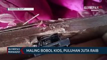 Maling Bobol Kios Di Pasar Beriman Tomohon, Uang  Puluhan Juta Raib