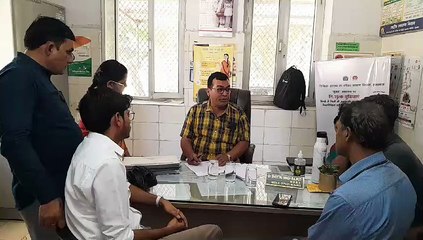 निरीक्षण के दौरान अस्पताल में अनियमिताएं पाई गई